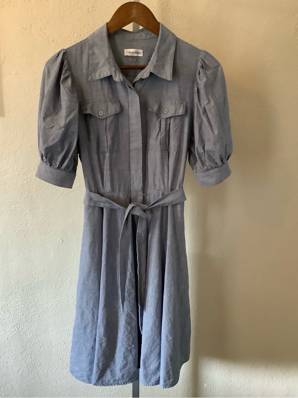 Calvin Klein Puff Sleeve Dress Size 8